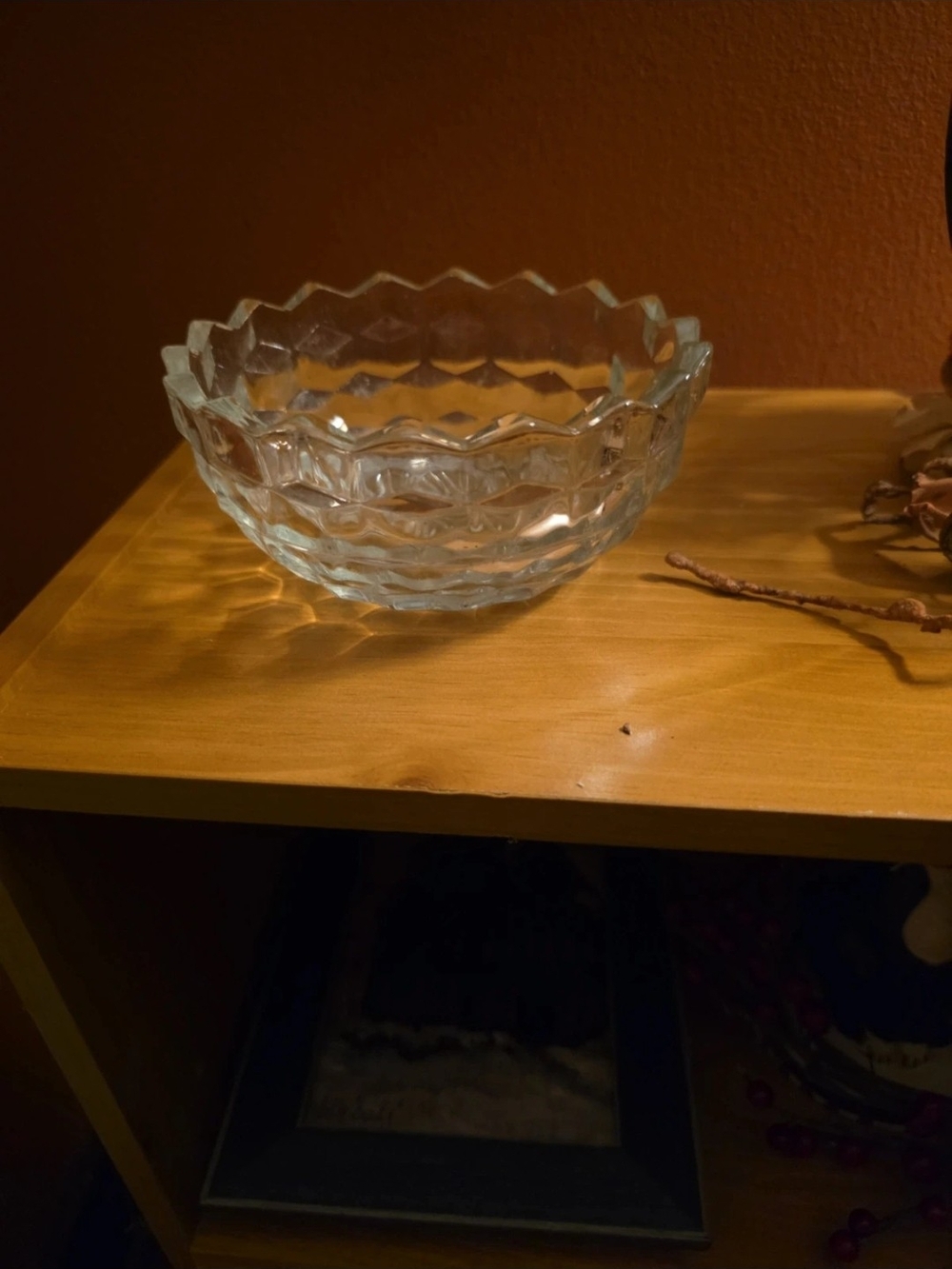 Fostoria Glass Decorative Bowl - Home Art